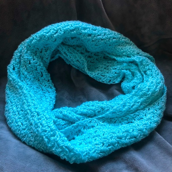Lacey Crocheted Infinity Scarf (Lightweight) - Picture 1 of 1
